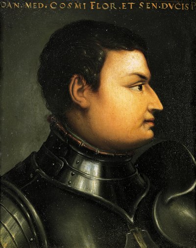 Porträtt av Lodovico de Medici även känd som Giovanni dalle Bande Nere (Forli av Agnolo Bronzino