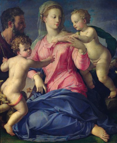 Den heliga familjen av Agnolo Bronzino