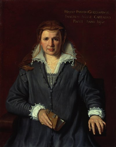 Anna Parolini Guicciardini av Agostino Carracci