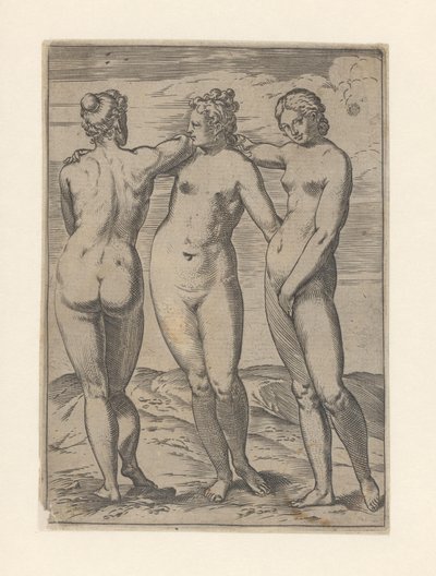 De tre nåderna Lascivie (serietitel) av Agostino Carracci