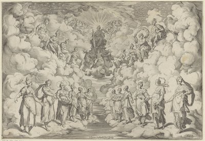 Harmoni av sfärerna av Agostino Carracci