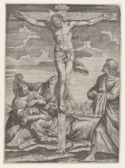 Korsfästelsen, 1582. av Agostino Carracci