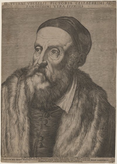 Tizian av Agostino Carracci