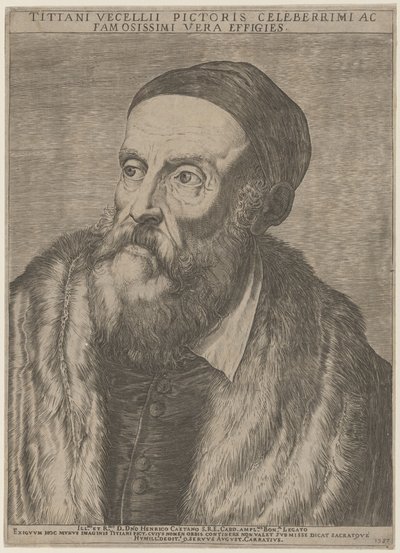 Tizian av Agostino Carracci