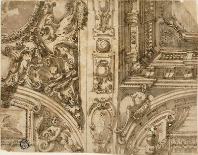 Illusionistisk takdekoration av Agostino Mitelli