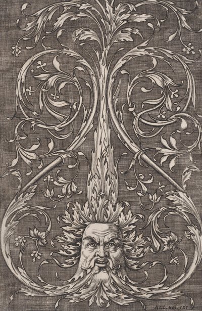Prydnadspanel, ca. 1514-36. av Agostino Veneziano