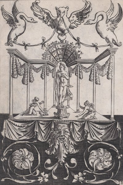 Prydnadspanel, ca. 1514-36. av Agostino Veneziano