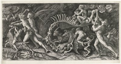 Kadaveret Het karkas Lo stregozzo av Agostino Veneziano