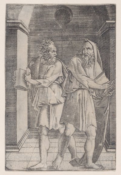 Filosoferna, ca. 1514-36. av Agostino Veneziano
