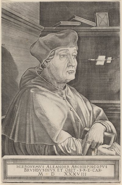 Hieronymus Alexander, ärkebiskop av Brindisi av Agostino dei Musi