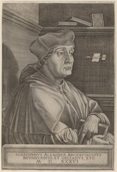 Hieronymus Alexander, ärkebiskop av Brindisi av Agostino dei Musi
