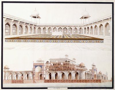 Secundra, ca 1815 av Agra School