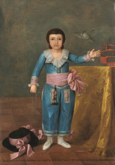Porträtt av Juan Maria Osorio, ca. 1786. av Agustín Esteve y Marques