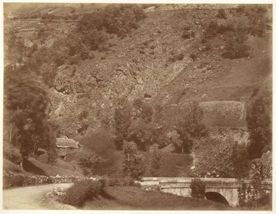 Pont Sur la Route de Bigorre (Coup de Vent) av Aimé Civiale