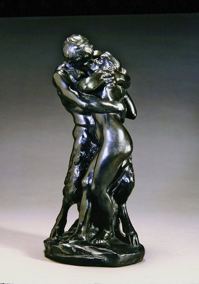 Kyssen (brons) av Aime Jules Dalou