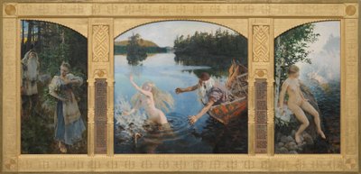 Aino-myten, triptyk av Akseli Gallen-Kallela