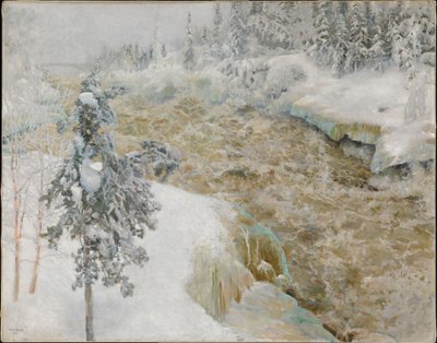 Imatra på vintern av Akseli Gallen-Kallela