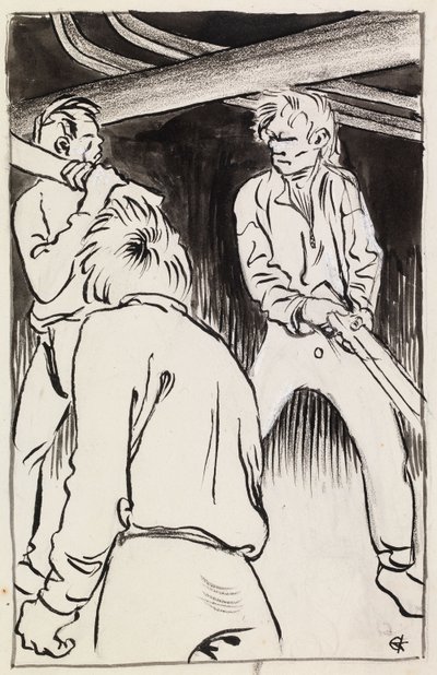 En mot alla och alla mot en av Akseli Gallen-Kallela