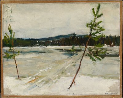 Stig på isen av Akseli Gallen-Kallela