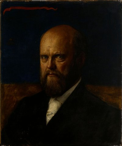 Porträtt av professor E. R. Neovius av Akseli Gallen-Kallela