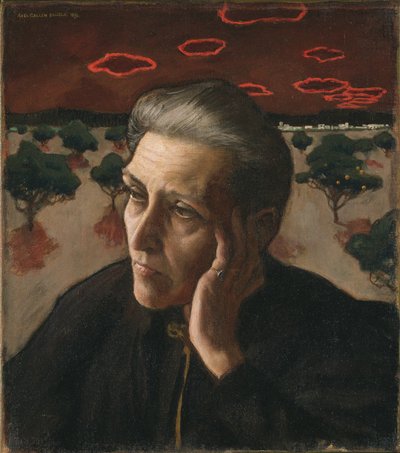 Konstnärens mor av Akseli Gallen-Kallela