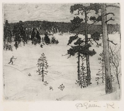 Vinters mörka slöja av Akseli Gallen-Kallela
