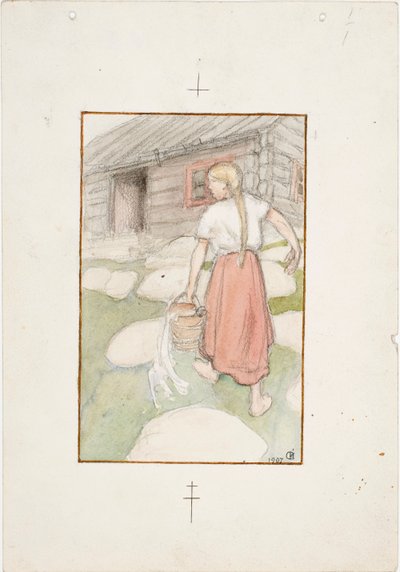 Den sköna Venla av Akseli Gallen-Kallela
