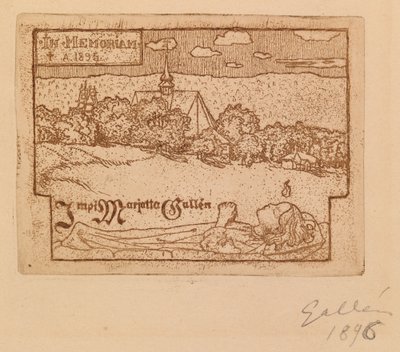 Utan titel av Akseli Gallen-Kallela