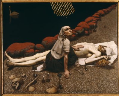 A.Gallen-Kallela, Mutter des Lemminkain. av Akseli Gallen Kallela