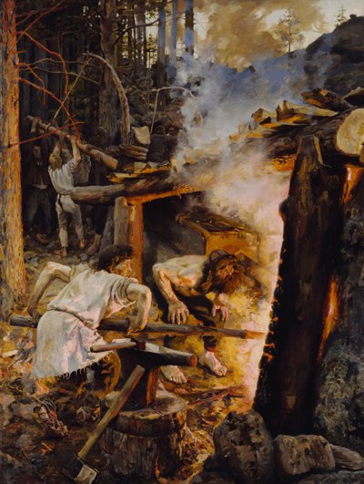 Sampos smide, 1893 av Akseli Gallen Kallela