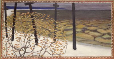 Hösten, de fem korsen (olja på duk) 1902 av Akseli Valdemar Gallen-Kallela