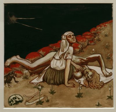 A.Gallen-Kallela, Lemminkäinens Mutter av Akseli Valdemar Gallen-Kallela