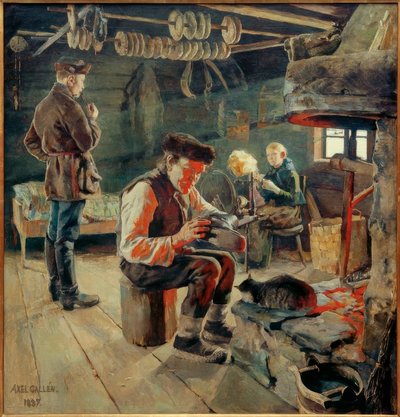 Bauernstube av Akseli Valdemar Gallen-Kallela