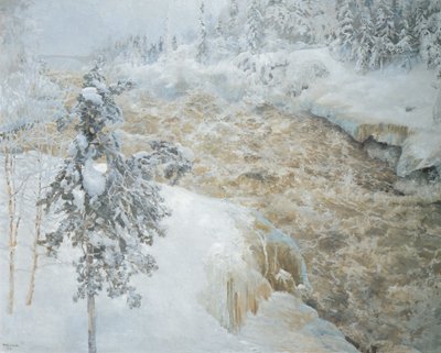 Imatra på vintern av Akseli Valdemar Gallen-Kallela