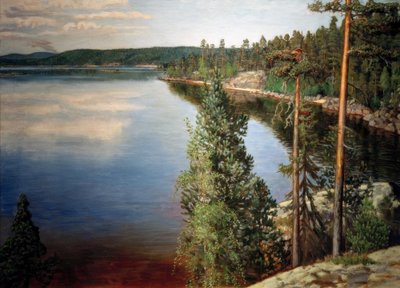 Landskap i Ruovesi av Akseli Valdemar Gallen-Kallela