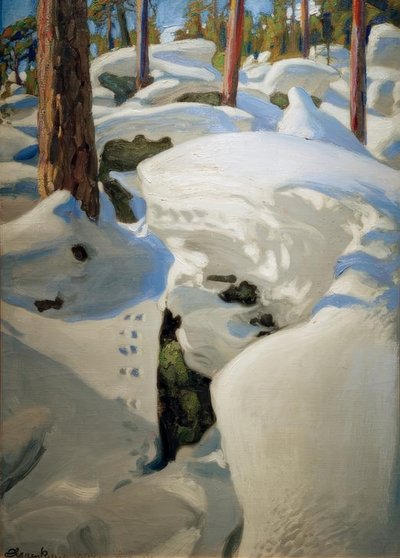 Lodjurs grotta av Akseli Valdemar Gallen-Kallela