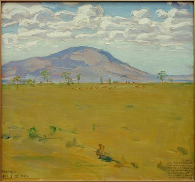 Mount Kenya - Wakamba-slätten av Akseli Valdemar Gallen-Kallela