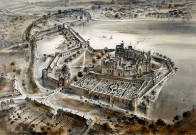 Kenilworth Castle, c1575, c1960-talet av Alan Ernest Sorrell