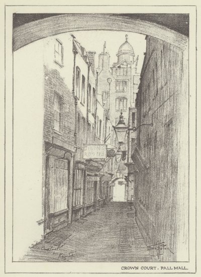 Crown Court, Pall Mall av Alan Stapleton