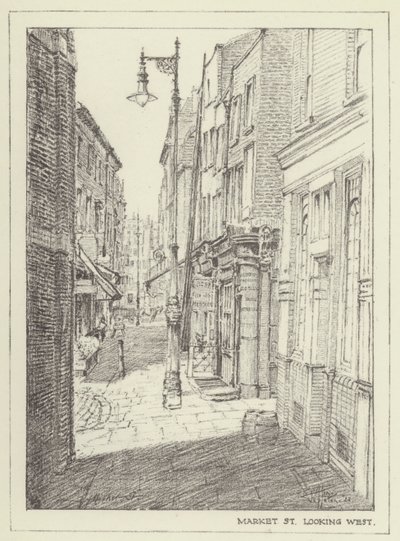 Market Street, tittar västerut av Alan Stapleton