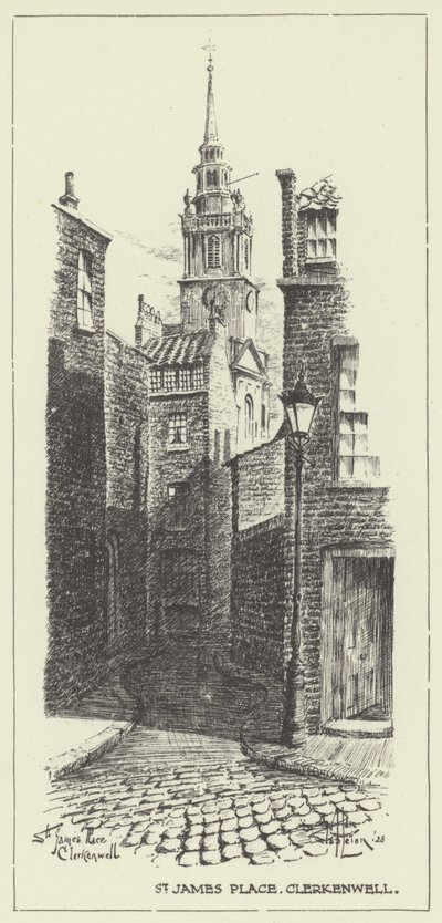 St James Place, Clerkenwell av Alan Stapleton