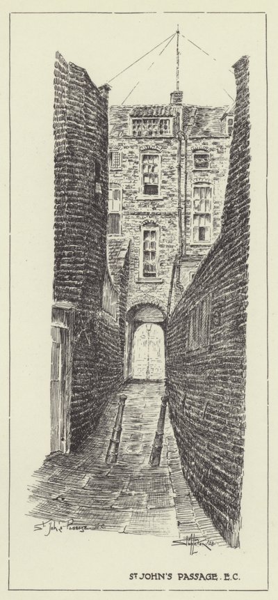 St Johns Passage, EC av Alan Stapleton