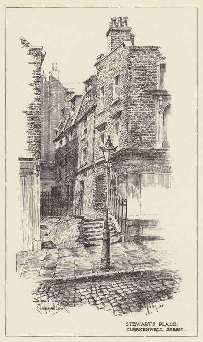 Stewarts Place, Clerkenwell Green av Alan Stapleton