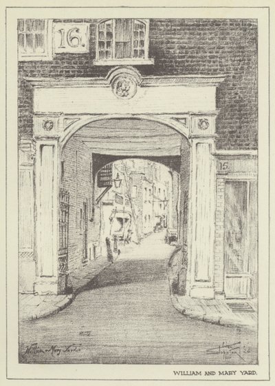 William och Mary Yard av Alan Stapleton