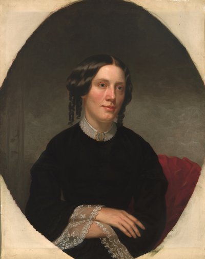 Harriet Elizabeth Beecher Stowe (1811- 1896) av Alanson Fisher