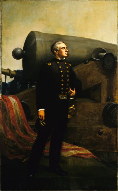 Den första pistolen vid Fort Sumter Major Robert Anderson, ca. 1861 av Alban Jasper Conant