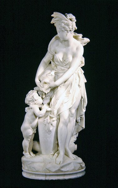 La Source (vit marmor) av Albert Ernest Carrier Belleuse