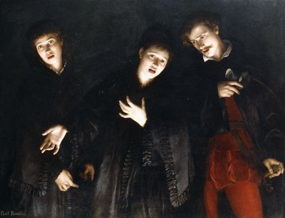 Tre sångare, av Albert Alexander Paul Rouffio