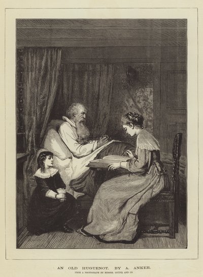 En gammal hugenott av Albert Anker