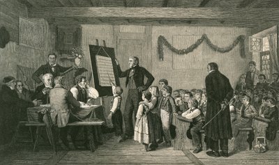 Undersökning av en byskola av Albert Anker